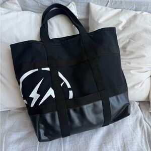 Sacai “NOT sacai / Approved Bootleg” tote bag (colette-era piece)